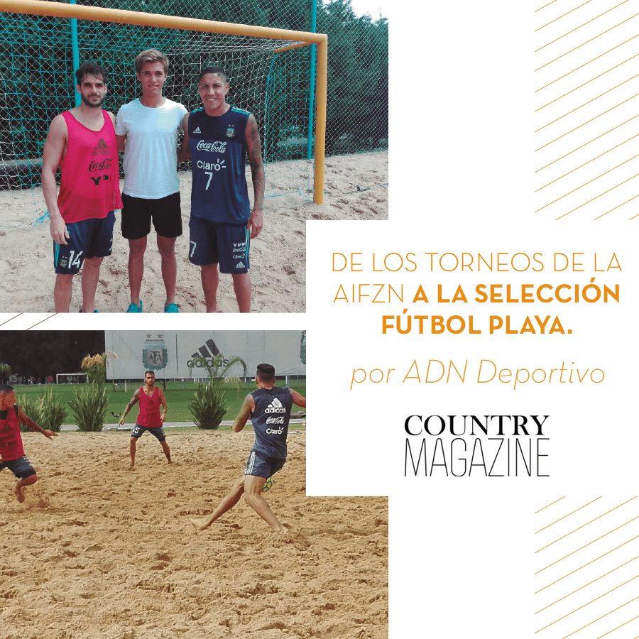 De los torneos de la AIFZN a la selección de Futbol Playa | Country ...